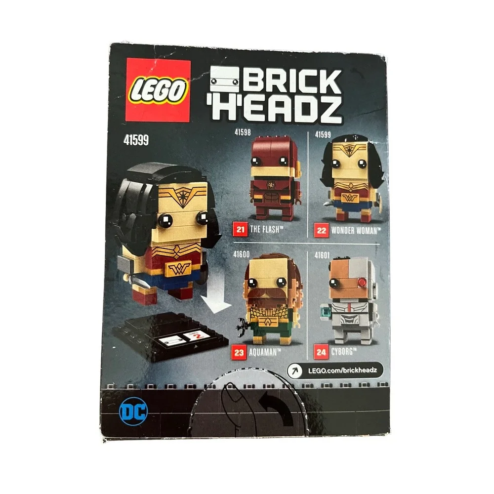 LEGO BrickHeadz Wonder Woman 41599 DC Comics OS Multi New Retired Set 143pc